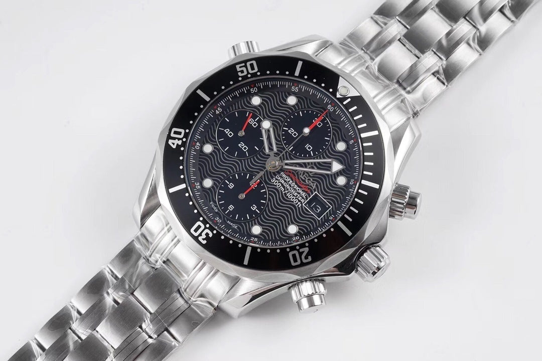 Omega Seamaster Diver 300M Chronograph 2594.52.00 : Black Wave