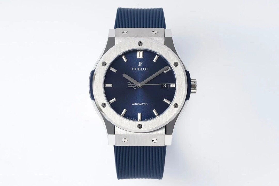 Hublot Classic Fusion 542.NX.7170.RX : Blue Sunray, Titanium