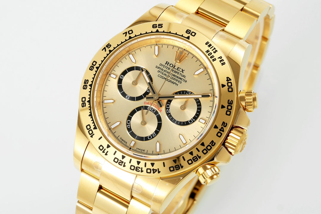 Rolex Daytona : Gold, Gold dial, Gold face