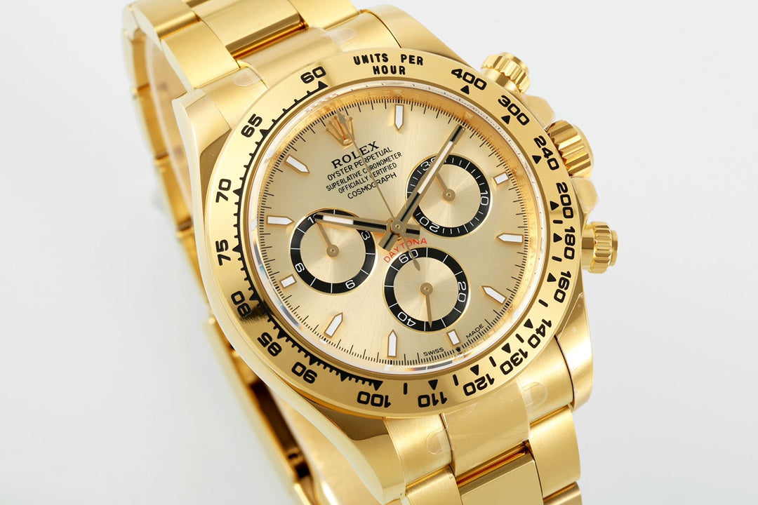Rolex Daytona : Gold, Gold dial, Gold face