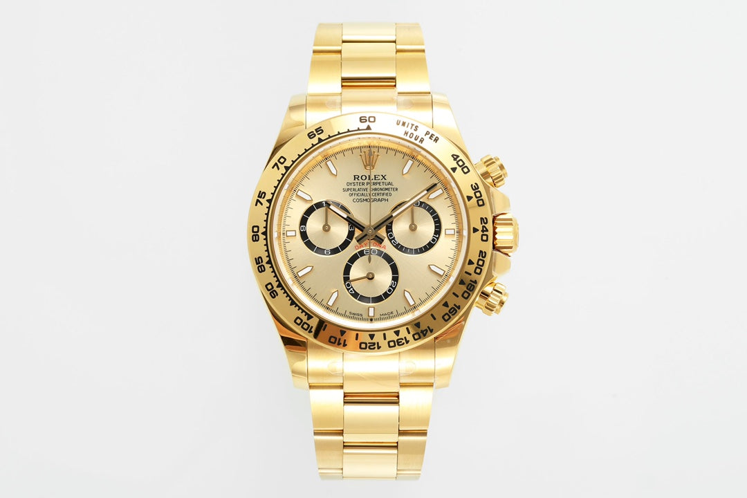 Rolex Daytona : Gold, Gold dial, Gold face