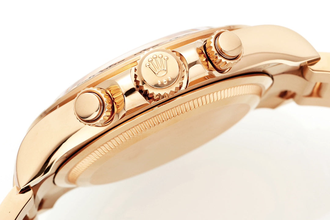 Rolex Daytona : Rose gold, Black face, Rose gold dial