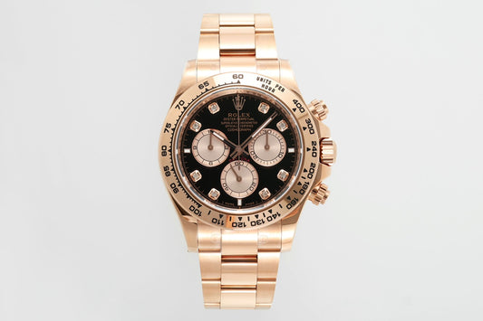Rolex Daytona : Rose gold, Black face, Rose gold dial