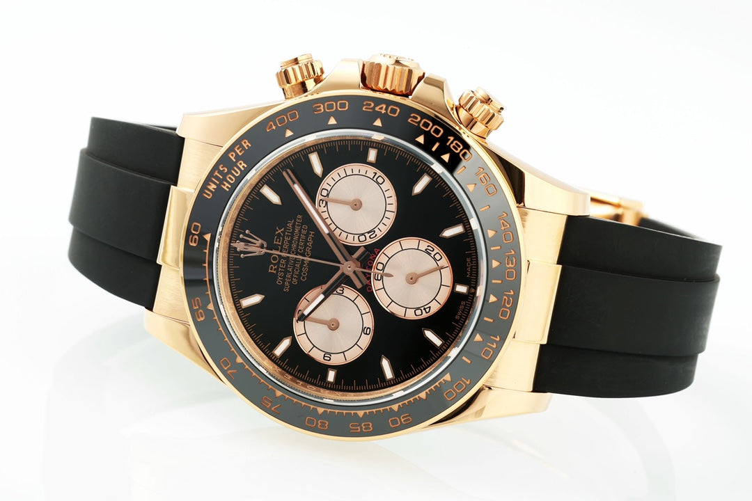 Rolex Daytona : Rose gold, Black dial