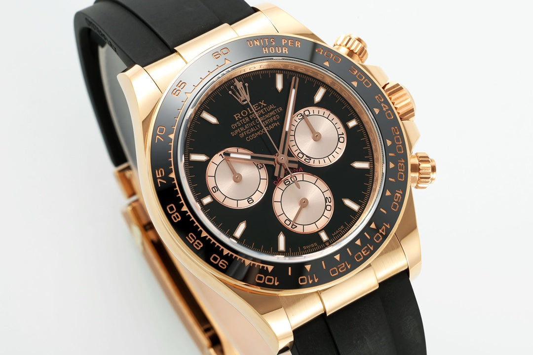 Rolex Daytona : Rose gold, Black dial