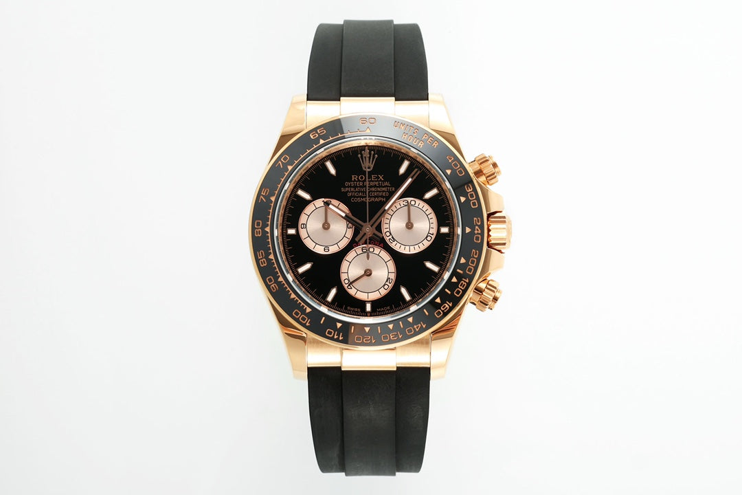 Rolex Daytona : Rose gold, Black dial