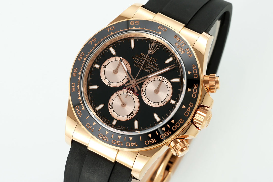 Rolex Daytona : Rose gold, Black dial