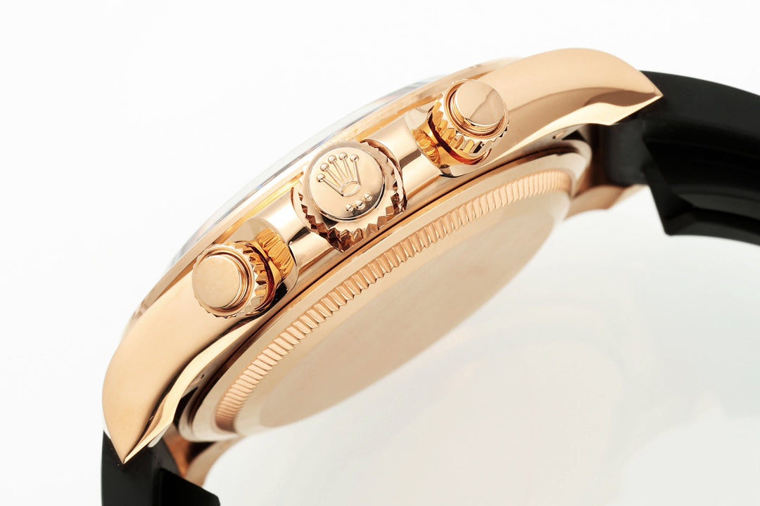 Rolex Daytona : Rose gold, Black dial