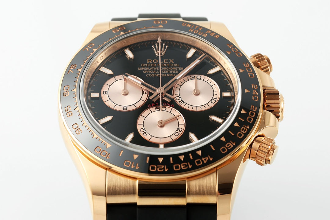Rolex Daytona : Rose gold, Black dial