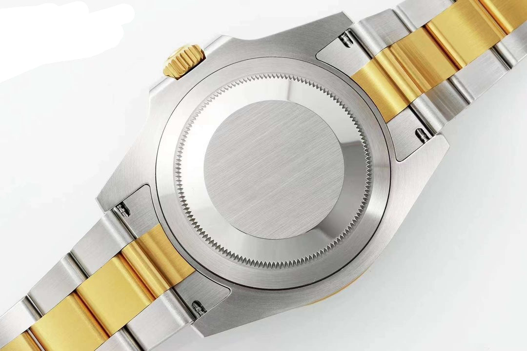 Rolex Submariner : Silver & gold , blue face, blue dial