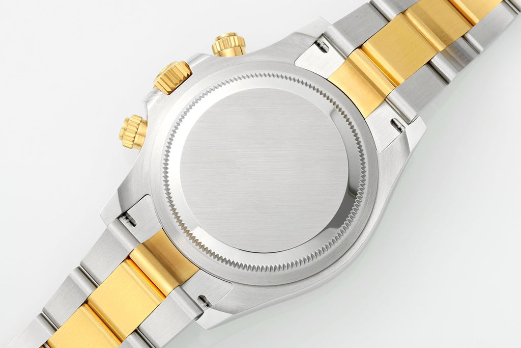Rolex Cosmograph Daytona 116523 : Black Diamond Dial "Golden Eye"