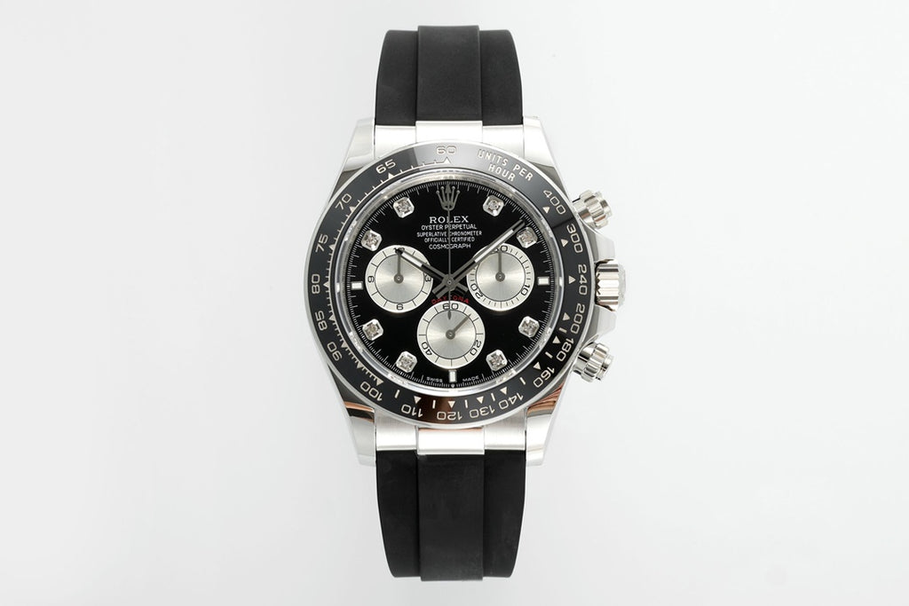 Rolex Cosmograph Daytona 116519LN : Black Dial with Diamond Indexes "Ghost"