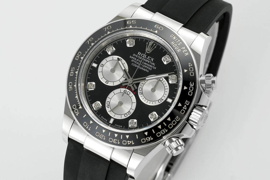 Rolex Cosmograph Daytona 116519LN : Black Dial with Diamond Indexes "Ghost"
