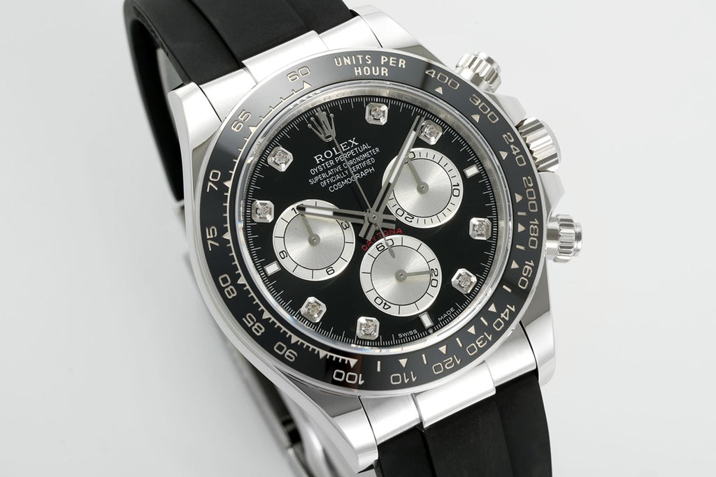 Rolex Cosmograph Daytona 116519LN : Black Dial with Diamond Indexes "Ghost"