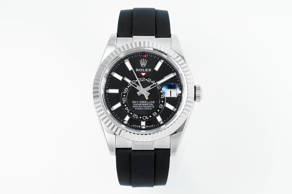 Rolex Sky-Dweller 336239 : Silver / Black Dial