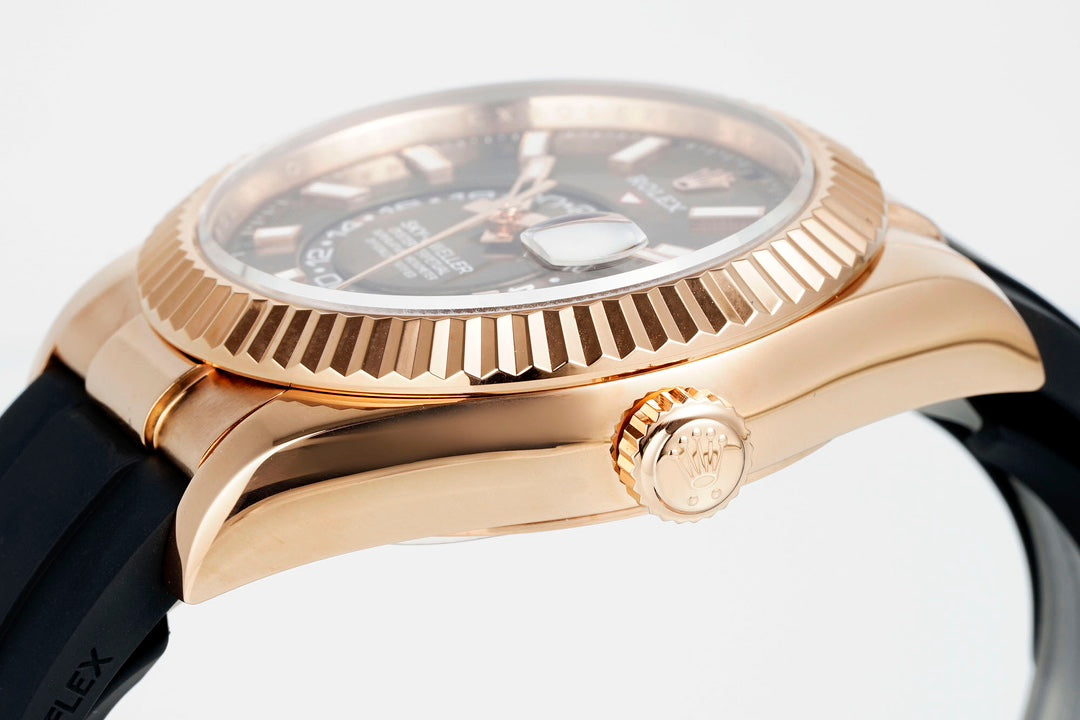 Rolex Sky-Dweller 336235 : Rose Gold / Brown Dial