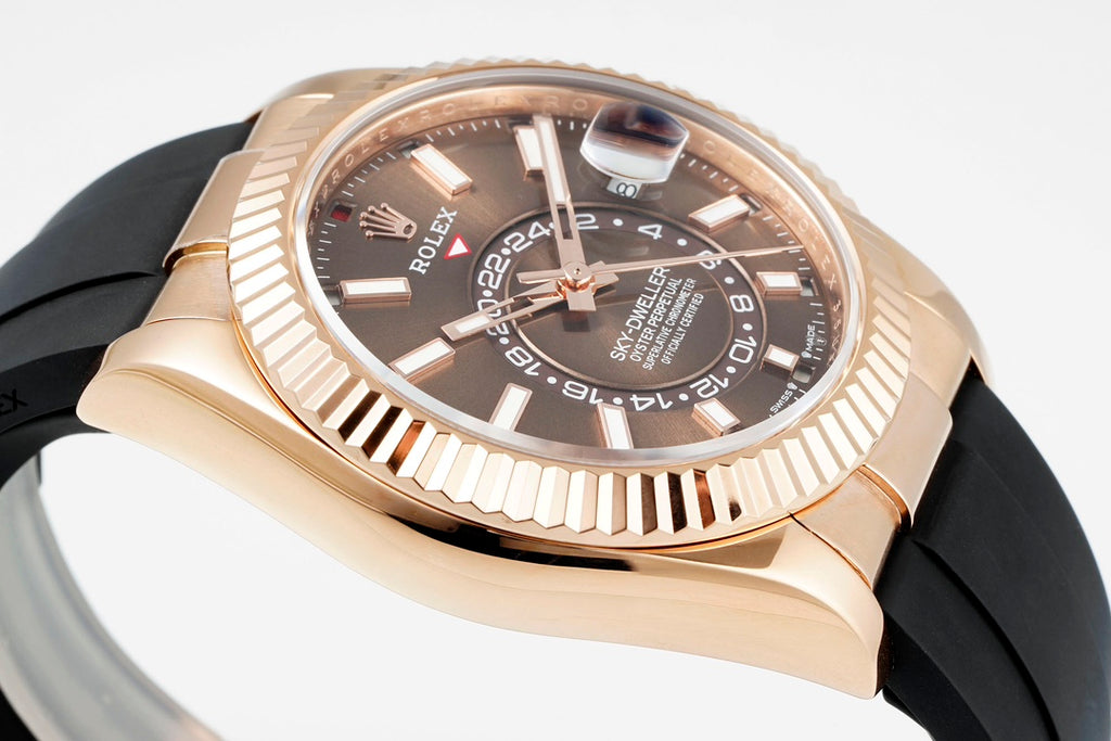 Rolex Sky-Dweller 336235 : Rose Gold / Brown Dial