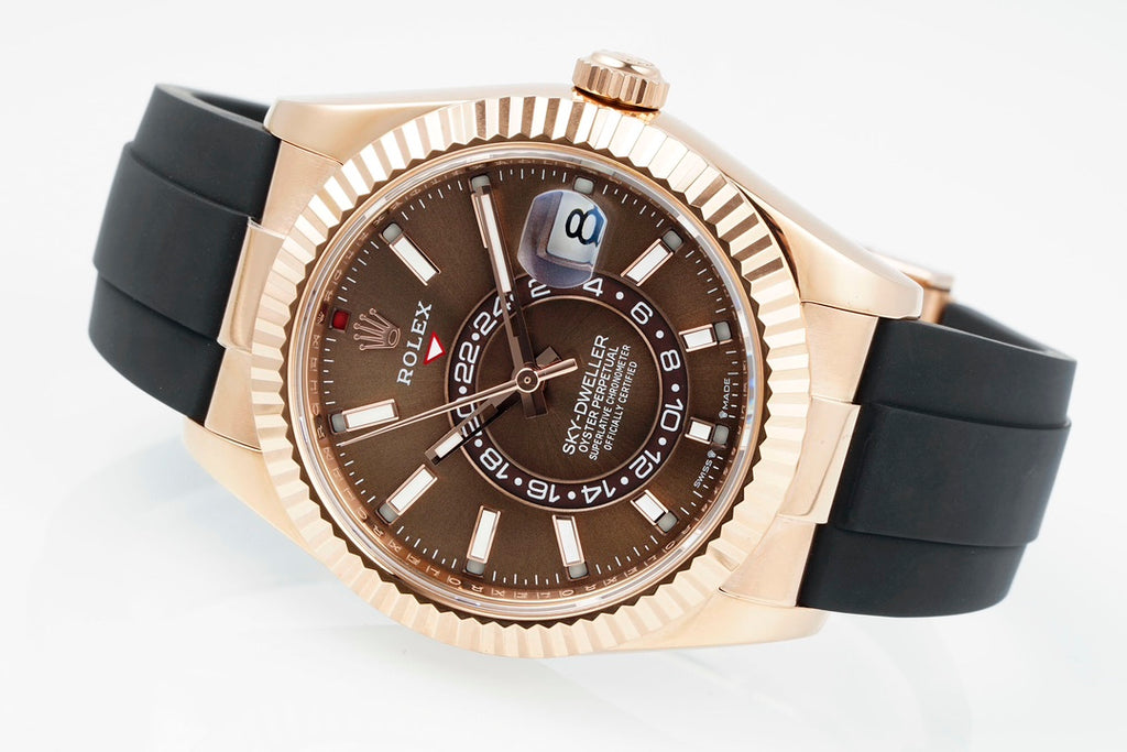 Rolex Sky-Dweller 336235 : Rose Gold / Brown Dial