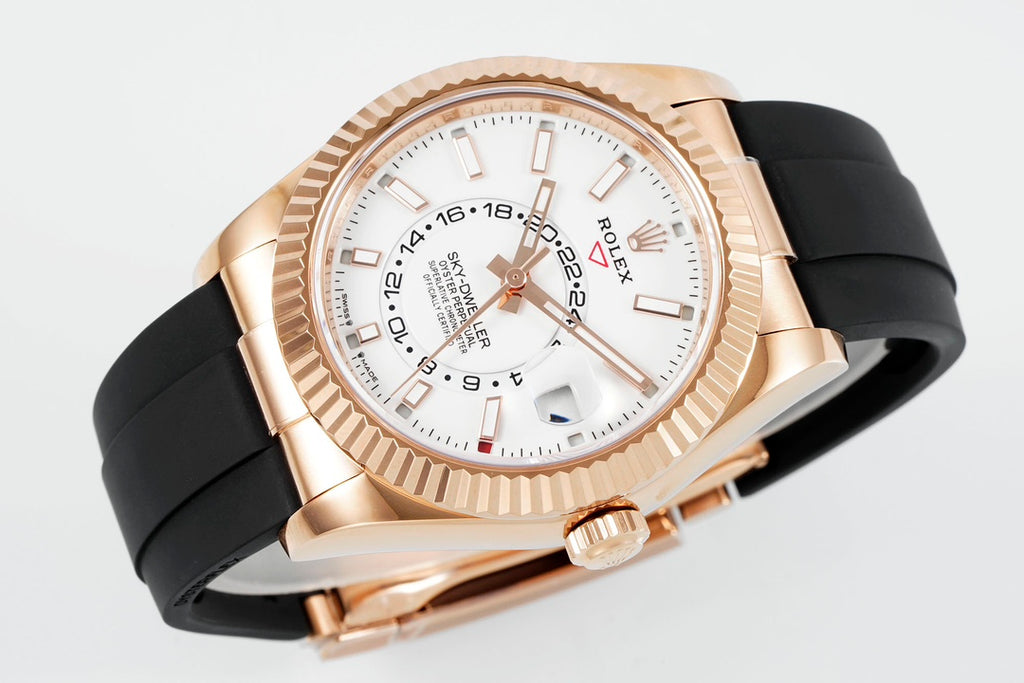 Rolex Sky-Dweller 336235 : Rose Gold / White Dial