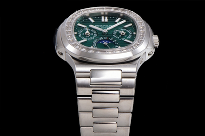 Patek Philippe Nautilus Perpetual Calendar with "Diamond"-set bezel