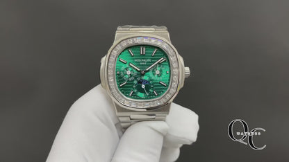 Patek Philippe Nautilus Perpetual Calendar with "Diamond"-set bezel